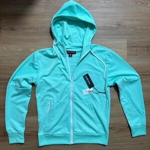 TRUE BORN  Full Zip Hoodie – Mint Green – Size M (New With Tags)